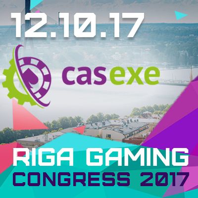 CASEXE - участник Riga Gaming Congress 2017 CASEXE - участник Riga Gaming Congress 2017