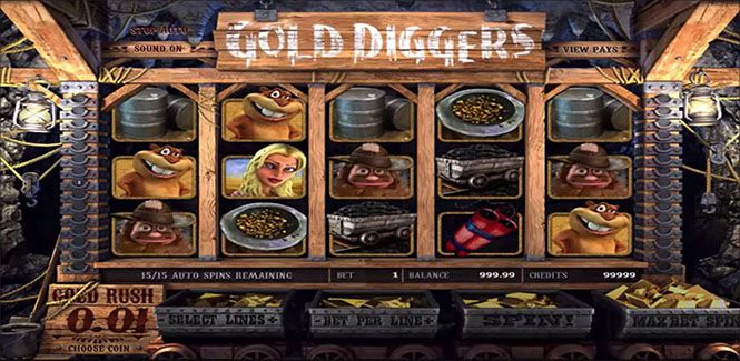 Gold Diggers от BetSoft Gaming 