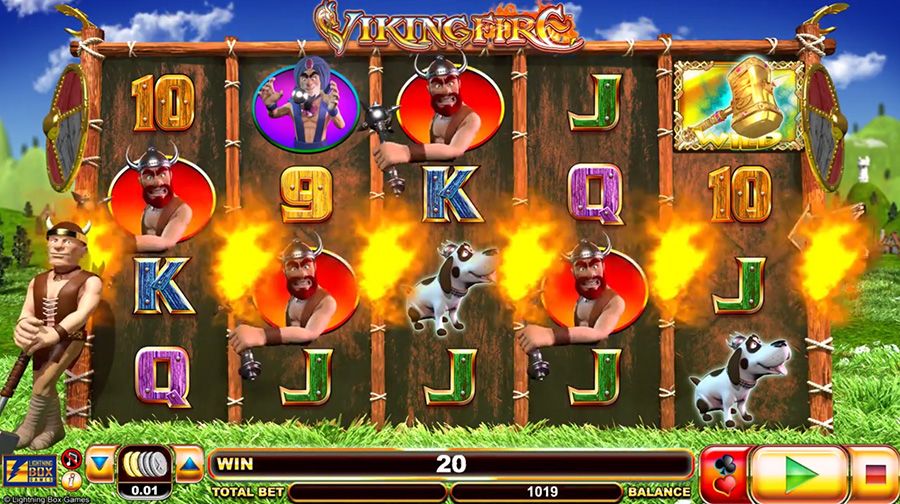Lightning Boxing Games: Viking Fire, скриншот 1