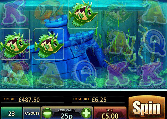 Слот Multislot: Tropical Aquarium, скриншот 