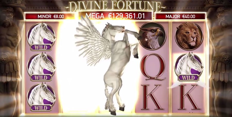 NetEnt: Divine Fortune, скриншот 2