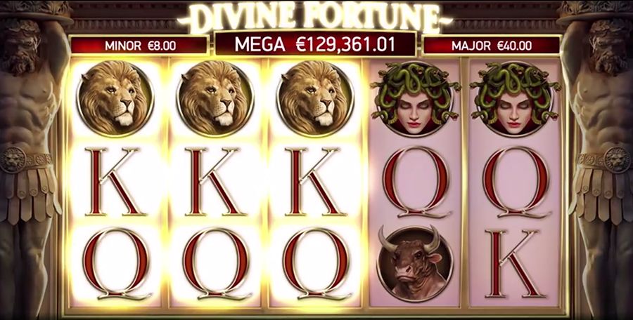 NetEnt: Divine Fortune, скриншот 1