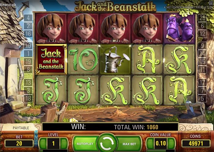 jack and the beanstalk игровой автомат бесплатно