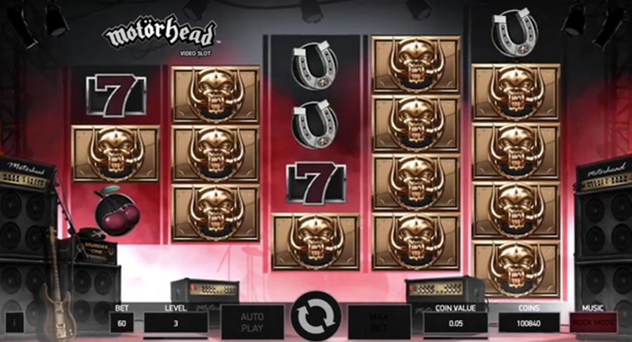 Игровой автомат NetEnt: Motorhead, скриншот 2