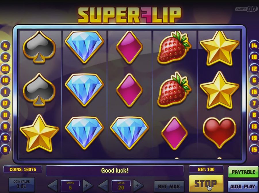 Play’n GO: Super Flip, скриншот 1