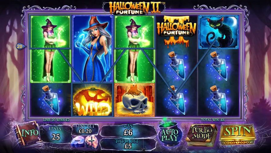 Playtech: Halloween Fortune II, скриншот 2